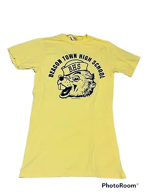 Buy Teen Wolf T Shirt Beacon Town High School Graphic Womens SZ S Bay Island Beavers • 17.28£