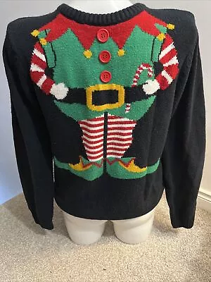 Buy Christmas Jumpers Size Small Christmas Elf Design • 12£