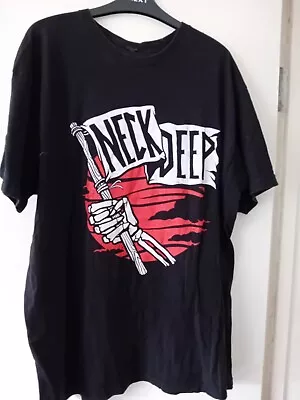 Buy Official Neck Deep T-shirt - Black, Size Xl - Rare And Out Of Print Design • 19.95£