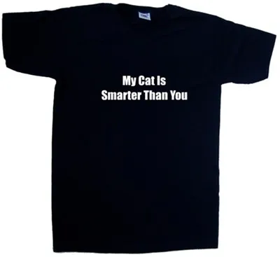 Buy My Cat Is Smarter Than You Funny V-Neck T-Shirt • 9.99£