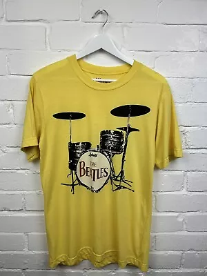 Buy The Beatles Ultegra T Shirt Mens Medium Yellow Graphic Print Short Sleeve • 7.99£