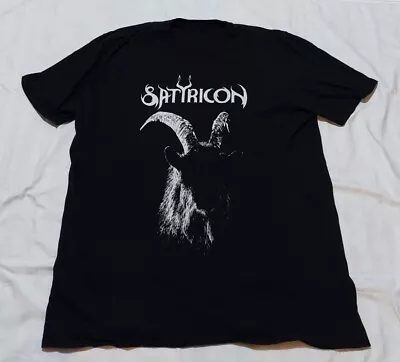 Buy Black Metal Pagan Metal Satyricon T Shirt Xl Black Cotton Good Clean Conditi B66 • 15.16£