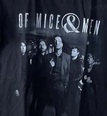 Buy Of Mice & Men Post Hardcore Music Womens Black T Shirt Size M • 13.51£