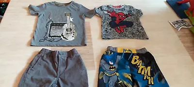 Buy Boy's Summer Clothes- Age 4. Includes Spiderman/Batman • 5£