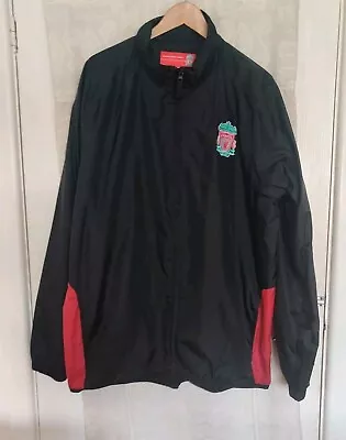 Buy Hardly Worn Liverpool Fc Official Licensed Black Red Lightweight Jacket Xxl Vgc • 15.95£
