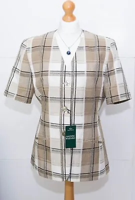 Buy BNWT St Michael Vintage Short Sleeve Top Jacket Size 12 UK ( 14) • 16£