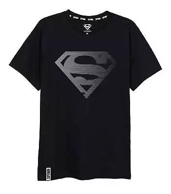 Buy Superman Men's Short Sleeve Ribbed Crew Neck T-shirt Cotton Tee Top Official • 10.99£