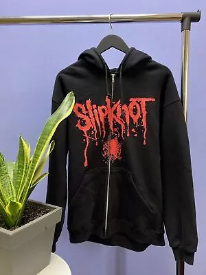 Buy Slipknot Box Logo Hoodie Size XL Men Black X-Large Metal Band Tee • 73.91£