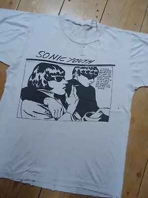 Buy Vintage Grunge Band T-shirt - Sonic Youth 'Goo' - Original 1990 • 54£