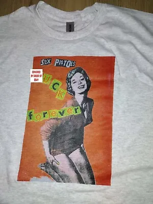 Buy Sex Pistols F*ck Forever T-shirt Brand New Grey Xl Punk Oi • 10.99£