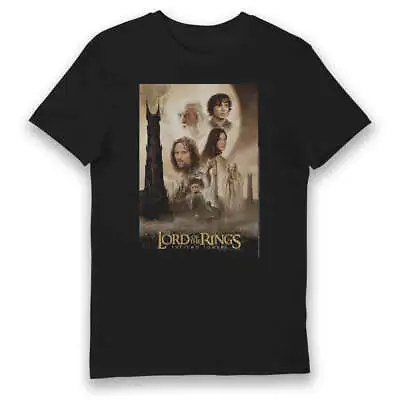 Buy Lord Of The Rings The Two Towers Adults T-Shirt - Black • 19.99£
