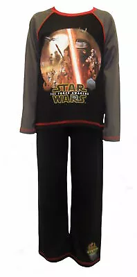 Buy Star Wars The Force Awakens Movie Characters Boys Pyjamas • 6.99£