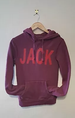 Buy Jack Wills Womens Burgundy Hoodie Size 8 • 8£