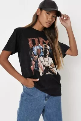 Buy Brand New Missguided DMX Hip Hop T-Shirt Tee Relaxed Fit Size Medium • 7.99£