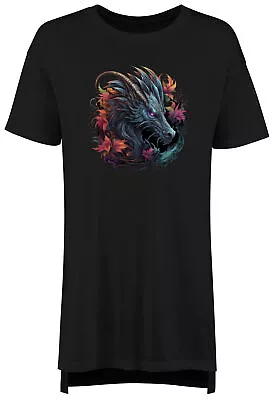 Buy Mythical Dragon Nightie Women Fantasy Fire Breathing Creature Ladies Night Shirt • 13.99£