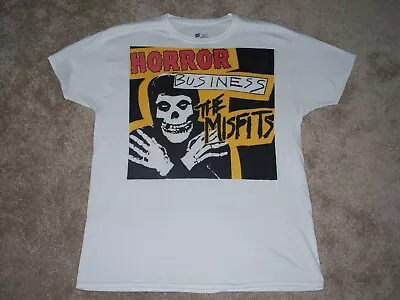 Buy MISFITS Horror Business Fiend Club SHIRT L Samhain Danzig Black Flag Necros PUNK • 18.94£