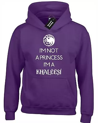 Buy Im Not A Princess Khaleesi Hoody Hoodie Game Of Daenerys Targaryen Thrones Snow • 16.99£
