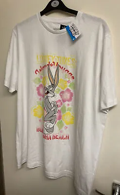 Buy Ladies Looney Tunes Bugs Bunny Tshirt Size 20-22 • 9.95£
