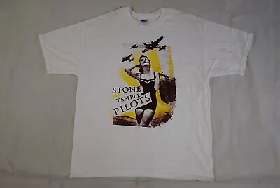 Buy Stone Temple Pilots Bomber Planes Girl T Shirt New Official Rare Stp Band • 19.99£