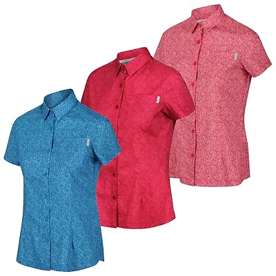 Buy 3 & 5 X Pack Womens Regatta Short Sleeve Shirts Mixed Colours RRP £25 Each  • 14.99£