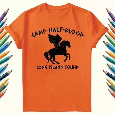 Buy NEW Camp Half Blood T-Shirt Book Lover Long Island Mens Kids Tee Top Gift • 8.99£