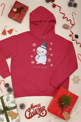 Buy Let It Snow... Christmas Jumper, Unisex Xmas Hoodie, Mens / Womens Gift • 29£