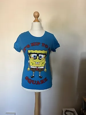 Buy SpongeBob Square Pants Ladies T-shirt Size 14 • 2.50£