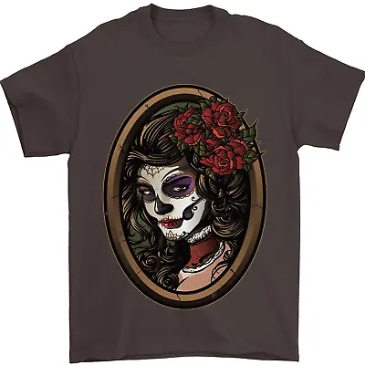 Buy Day Of The Dead La Catrina DOTD Sugar Skull Mens T-Shirt 100% Cotton • 8.49£