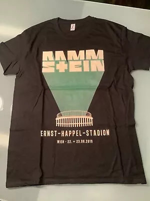 Buy Original Rammstein T-Shirt Größe XL EUROPE STADIUM TOUR Wien Konzert 23.08.2019 • 92.49£