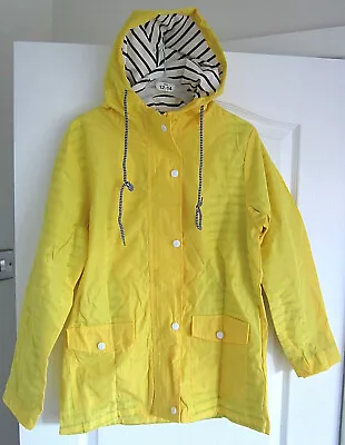 Buy Womens, Ladies, Hooded Anorak - PU Coated Shower Proof Rain Coat Jacket 12/14   • 14.99£