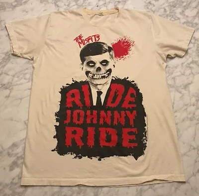 Buy The Misfits Ride Johnny Ride JFK John F. Kennedy T-Shirt Large 2013 Cyclopian • 142.06£