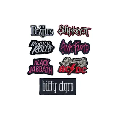 Buy MUSIC Lover Rock Bands Embroidered Patch Sew Iron On Patches Transfer Clothes • 2.99£