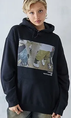 Buy ❤️ Urban Outfitters Hoodie Size M-L Black Museum Of Youth Culture Skate Jumper • 19.99£
