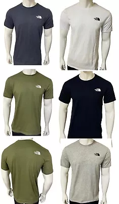 Buy Men's The North Face Short Sleeve Crew Neck Stylist T-shirt 100% Cotton • 12.20£