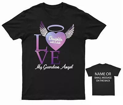 Buy Love Daughter My Guardian Angel T-Shirt Funeral Burial Family Member Memorial • 12.95£