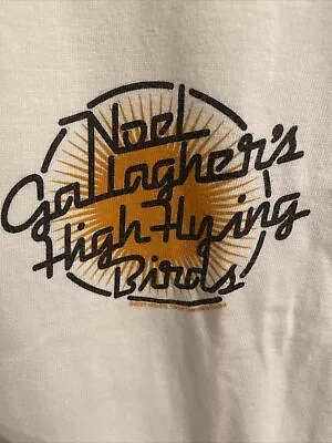 Buy Noel Gallagher High Flying Birds Tour Tshirt Summer 23 Gildan Small White • 15£