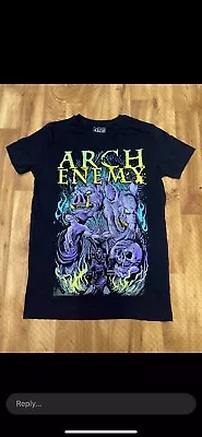 Buy Arch Enemy Graphic T-shirt Size M Medium Front And Back Graphic Official Tag • 35.84£