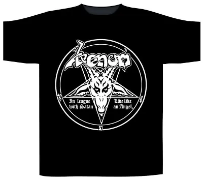 Buy Venom - In League With Satan T Shirt • 15.99£