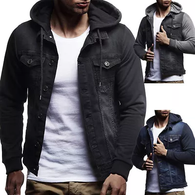Buy Men's Slim Fit Denim Hoodies Classic Jean Hooded Sweatshirts Coat Jacket Outwear • 41.03£