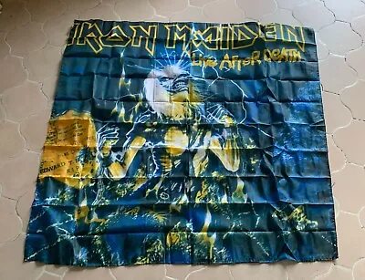 Buy Iron Maiden Wall Banner 4' X 4' Original Merch 2006 Sealed C&d Live After Death • 37.64£