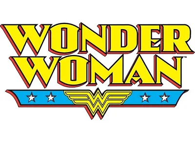 Buy DC Comics Wonder Woman Comic Logo Super Hero Iron On Tee T-shirt Transfer • 2.39£
