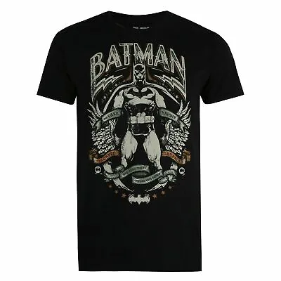 Buy Official DC Comics Mens Batman Gotham Hero  T-shirt Black Sizes S - XXL • 12.99£