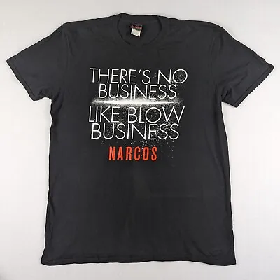 Buy Narcos 'There's No Business Like Blow Business' Mens T-Shirt XL Black Tee TV • 21.69£