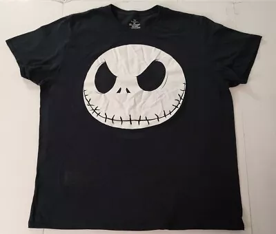Buy Tim Burton’s The Nightmare Before Christmas Jack Skellington T-Shirt Size 2XL • 12.48£