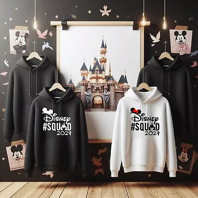 Buy Disney Squad 2024 Hoodie, Mickey Minnie Mouse Hoodie, Disneyland Hoodie Gift Top • 20.99£