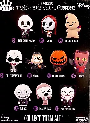Buy Disney NIGHTMARE BEFORE CHRISTMAS Mini FUNKO Collectables 30th Anniversary PICK • 12.99£