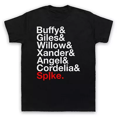 Buy Buffy The Vampire Slayer Character Names List Spike Mens & Womens T-shirt • 17.99£