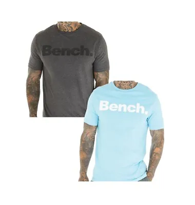 Buy Bench Mens Crew Neck Straight Hem Short Sleeve T-Shirt Sizes From S To 2XL • 14.99£