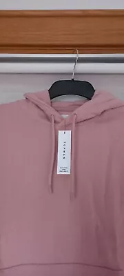 Buy Pale Pink Or Rose Coloured Hoodie Size Small, Sweatshirt, BNWT Topman, 2 Pockets • 9.99£