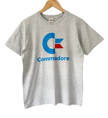 Buy Vintage Commodore 64 T-Shirt - Size Small -Grey Gaming Console 80s Retro C64 Top • 19.95£
